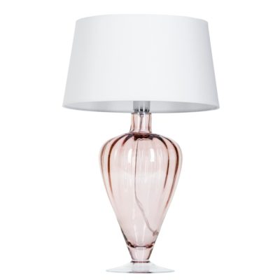 Lampa stołowa Bristol Copper na miedzianej szklanej podstawie