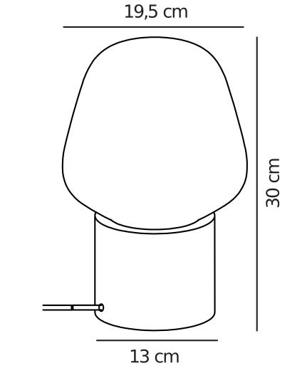 Lampa stołowa Christina w stylu skandynawskim