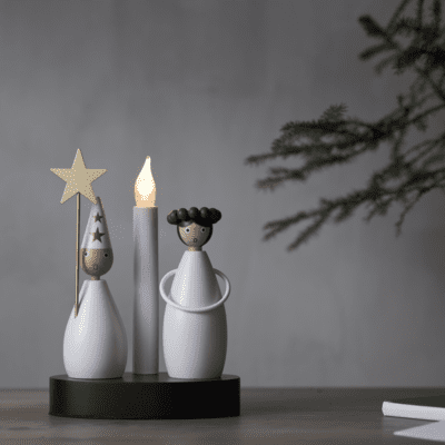 Jednopunktowy świecznik z uroczym motywem Choir