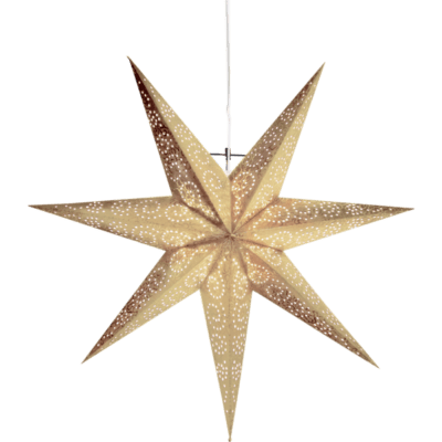Złota gwiazda świąteczna Gorgeous