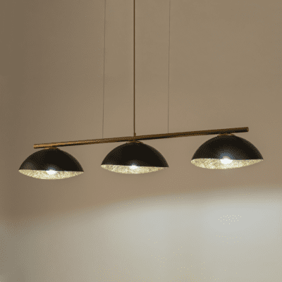 Potrójna lampa wisząca Anatola 3 nad stół