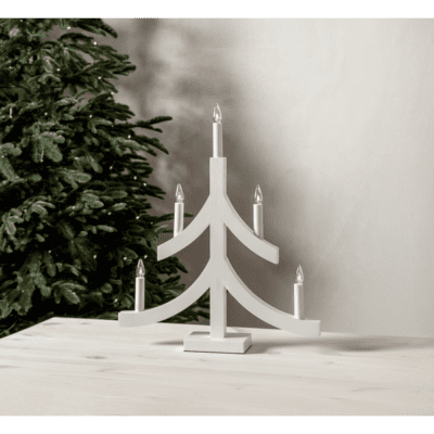 Mały świecznik świąteczny w kształcie choinki Clara