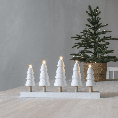 Świecznik świąteczny Bu w kształcie choinek