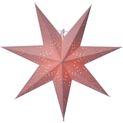 Różowa gwiazda ozdobna Darling