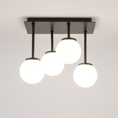 Lampa sufitowa Damazy Short 4 ze szklanymi kulami