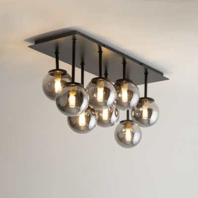 Lampa sufitowa Damazy Short 8 do nowoczesnego salonu