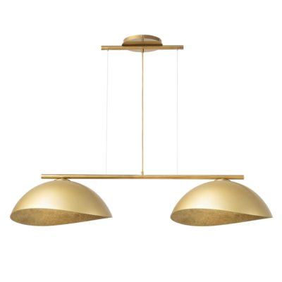 Nowoczesna lampa wisząca Anatola 2 w złotym kolorze