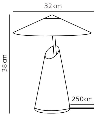 Taido - Lampka stołowa w nowoczesnym stylu
