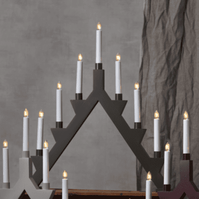 Świecznik świąteczny Lisa w eleganckim designie