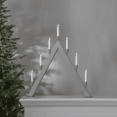 Beżowy świecznik ozdobny Frresia