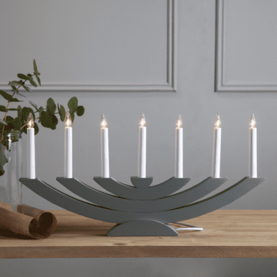 Artemida Grafitowy świecznik świąteczny