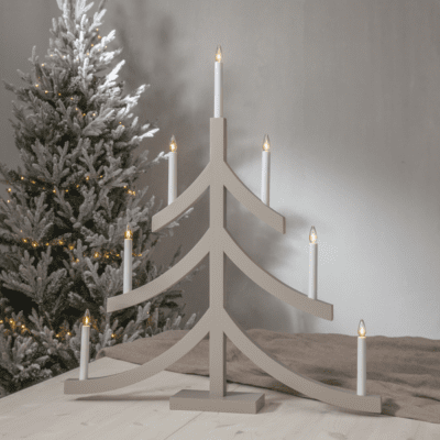 Clara Świecznik beżowy do okna