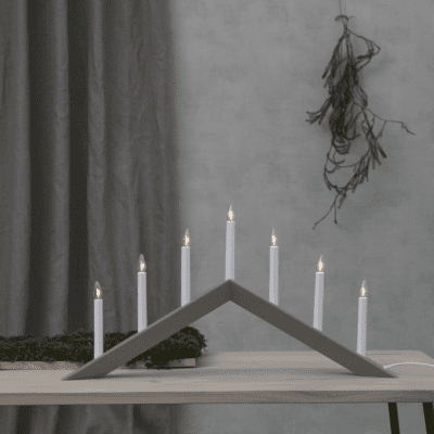 Flit Beżowy świecznik