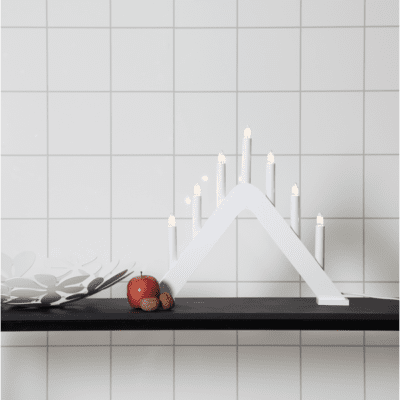 Golden Świecznik ozdobny w nowoczesnym stylu