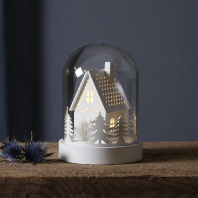 Dekoracja stołowa zimowy domek Kupol
