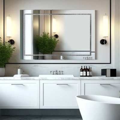 Nowoczesne lustro Bracelet SQ