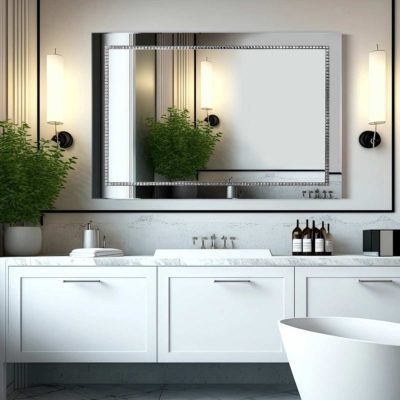 Lustro Bracelet SQ z grafitową ramą