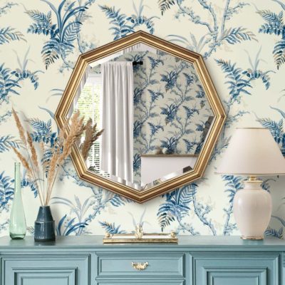 Lustro Fere Octagon w stylu retro