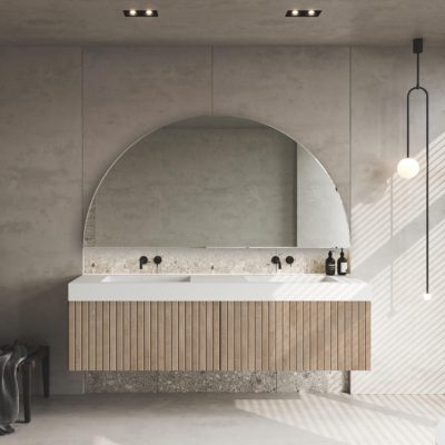 Eleganckie lustro Dimidium w nowoczesnym stylu