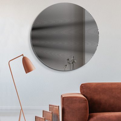 Lustro Cosmic Jupiter z czarną taflą