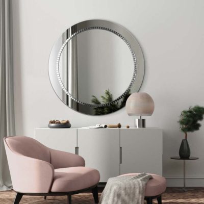 Eleganckie lustro Bracelet do salonu