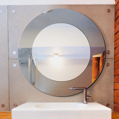 Nowoczesne lustro Modern Line z grafitową taflą