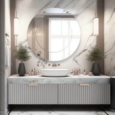 Okrągłe lustro Modern Line