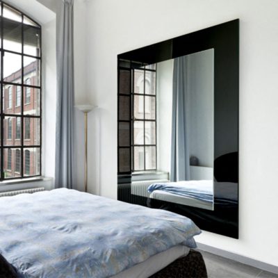 Lustro Modern SQ R10 z czarną taflą