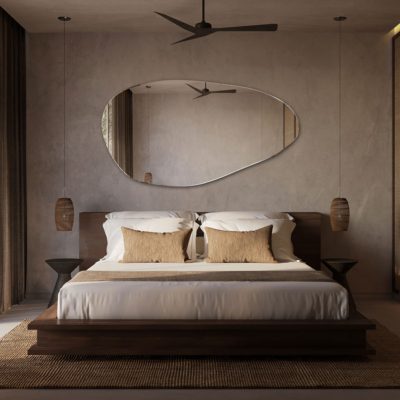 Nowoczesne lustro w nietypowej formie Plama no.1