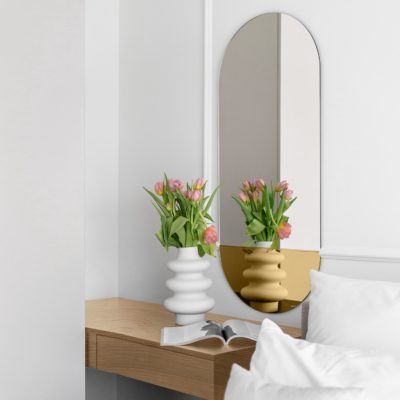 Eleganckie lustro Novi do salonu