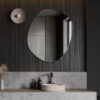 Lustro nieregularne łazienkowe Roco