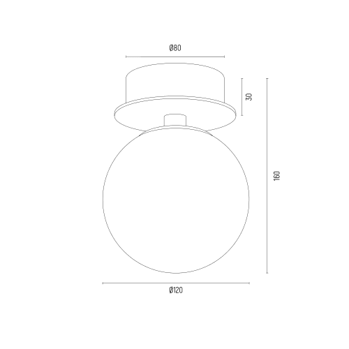 Dekoracyjny kinkiet ścienny Fabio