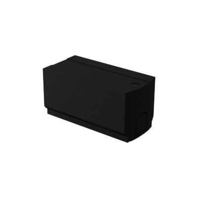 Czarny łącznik zasilający startowy