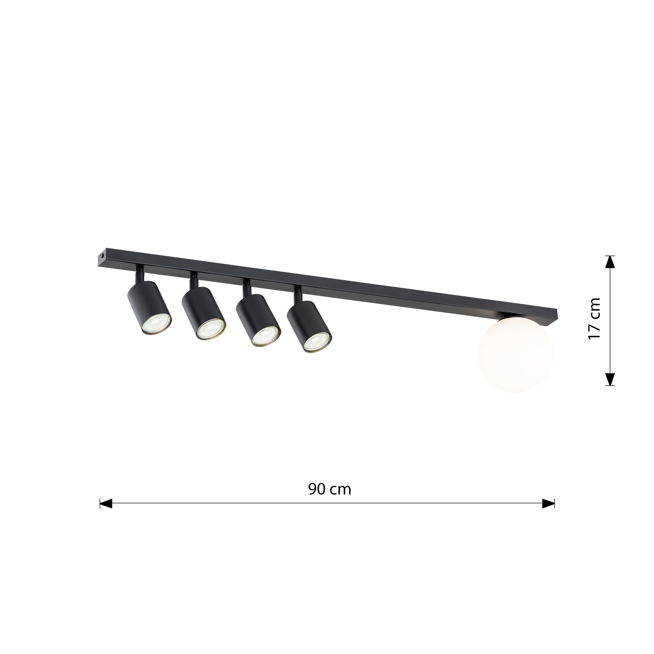 Lampa sufitowa Willow 5 w nowoczesnym designie