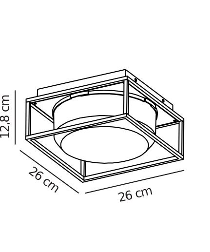 Unikatowa lampa sufitowa Griffin 2 do ogrodu