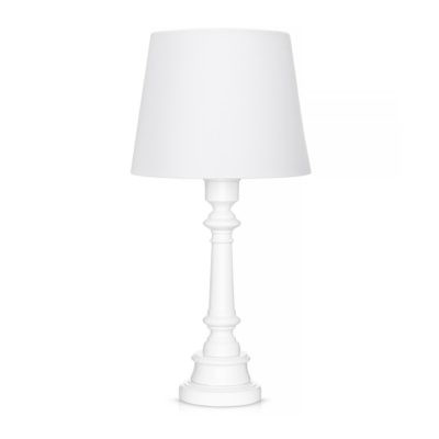 Biała lampka nocna Basic White w nowoczesnym stylu