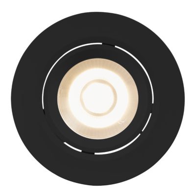 Czarne oczko podtynkowe Roar