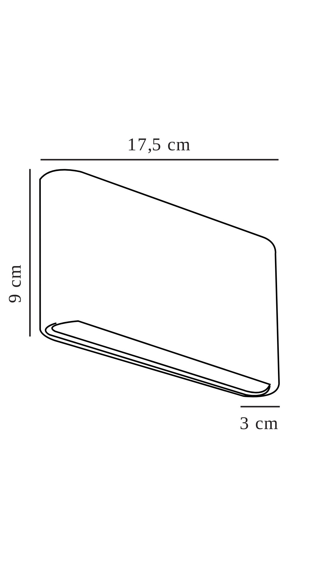 Czarny kinkiet elewacyjny Kinver w unikatowym designie