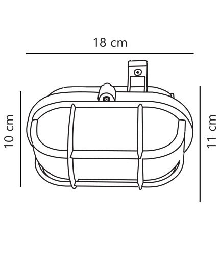 Czarny kinkiet ścienny Skotlampe do ogrodu