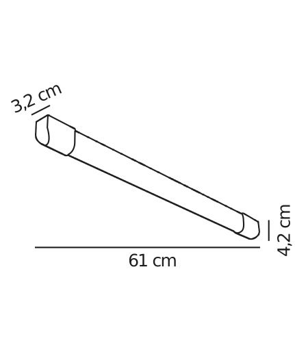 Nowoczesna lampa sufitowa Arlington w białym kolorze