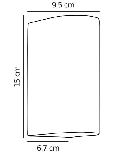 Czarny kinkiet elewacyjny Asbol do ogrodu