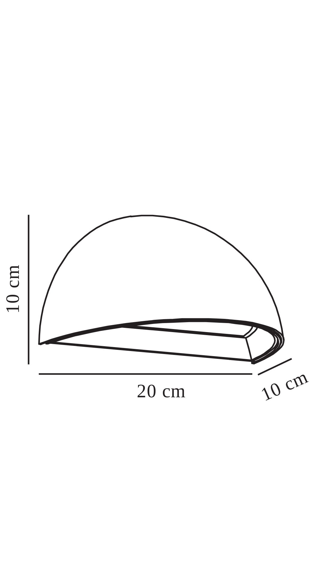 Szary kinkiet ścienny Arcus Smart o prostym designie