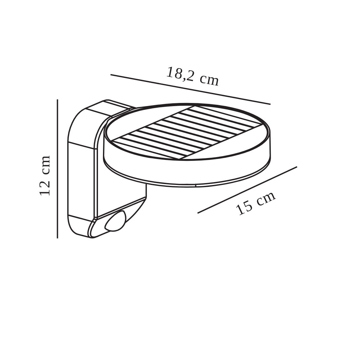 Unikatowa lampa zewnętrzna Rica