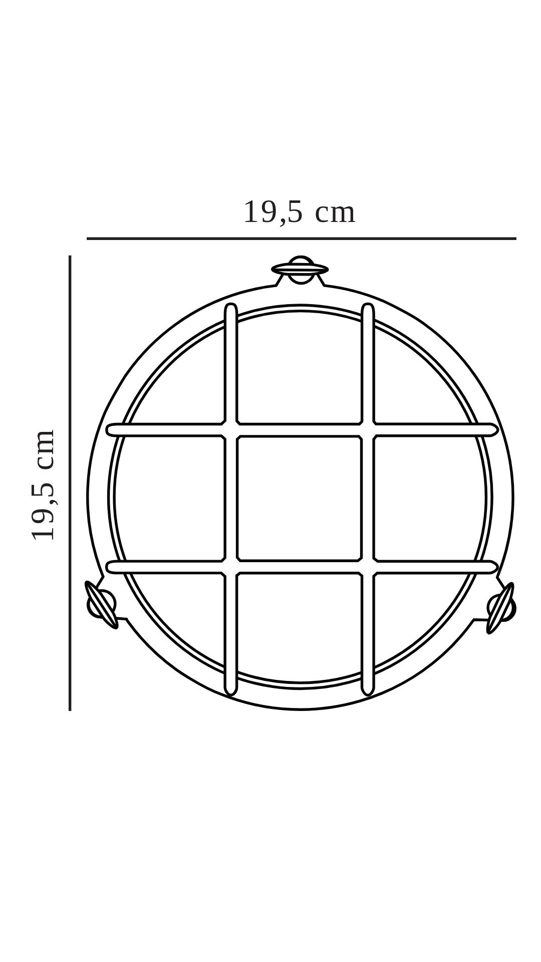 Zewnętrzny kinkiet ścienny Polperro