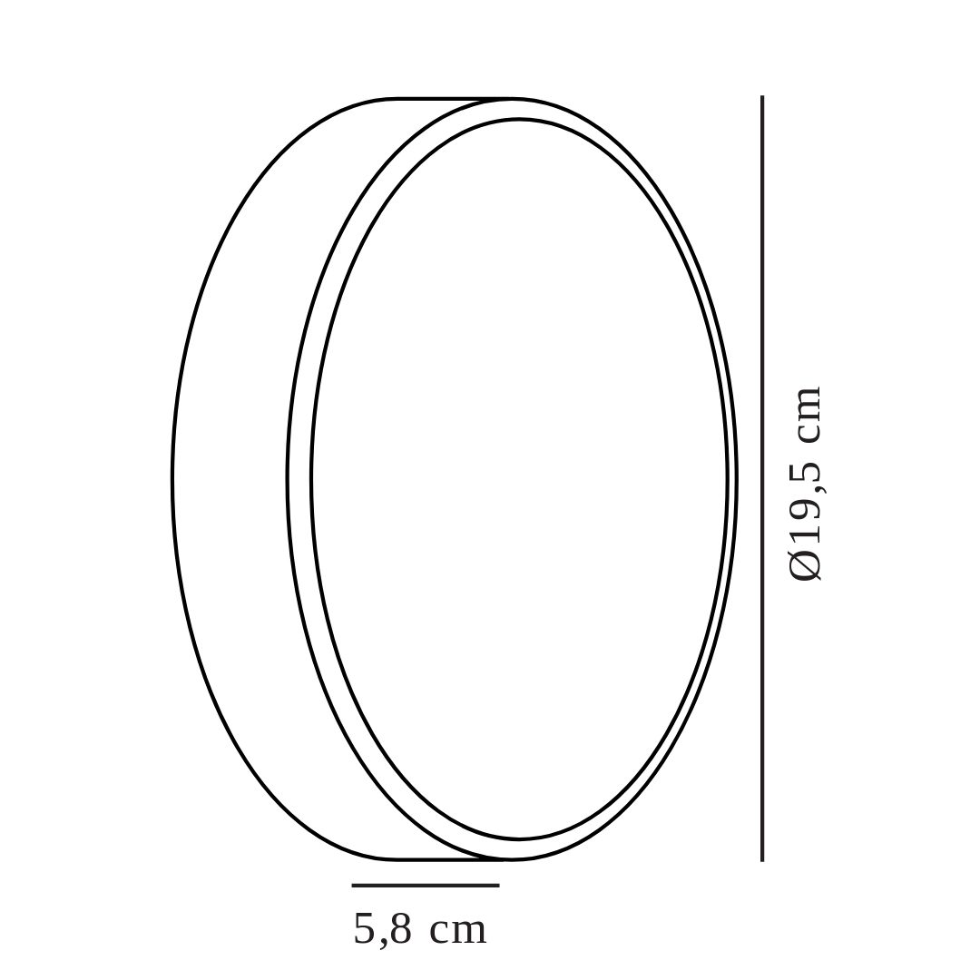 Okrągła lampa zewnętrzna Oliver