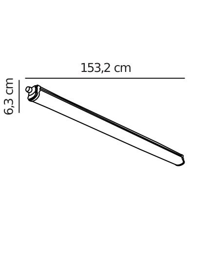 Nowoczesna lampa sufitowa Oakland w białym kolorze