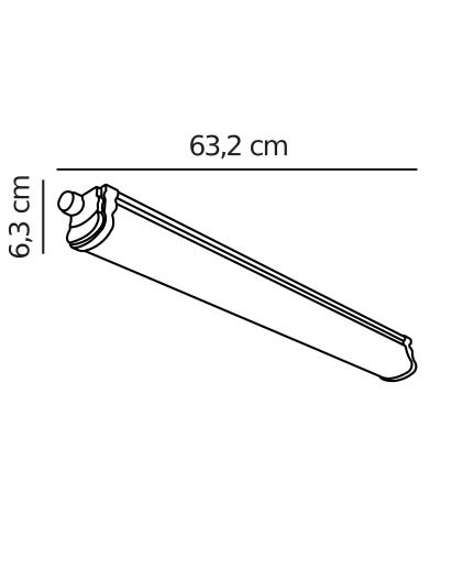 Nowoczesna lampa sufitowa Oakland o prostym designie