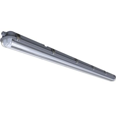 Szara lampa sufitowa zewnętrzna Works