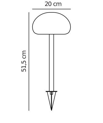 Nowoczesna lampa dogruntowa Sponge