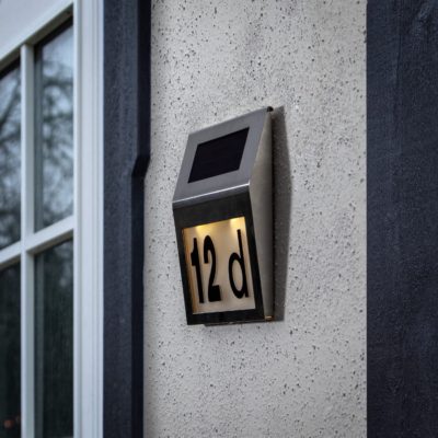 Podświetlany numer domu Samantha Solar